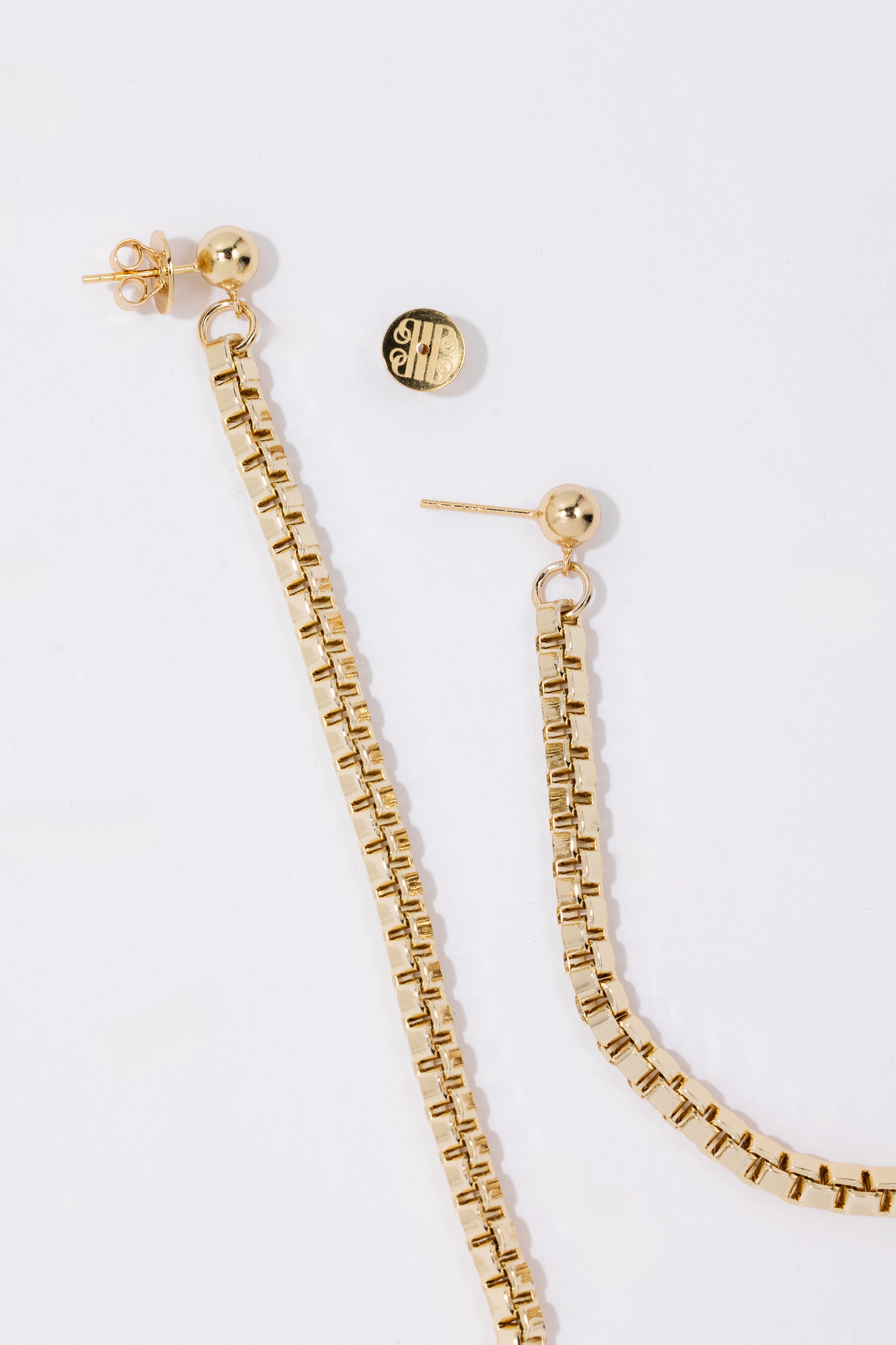 Chain Earrings Gold