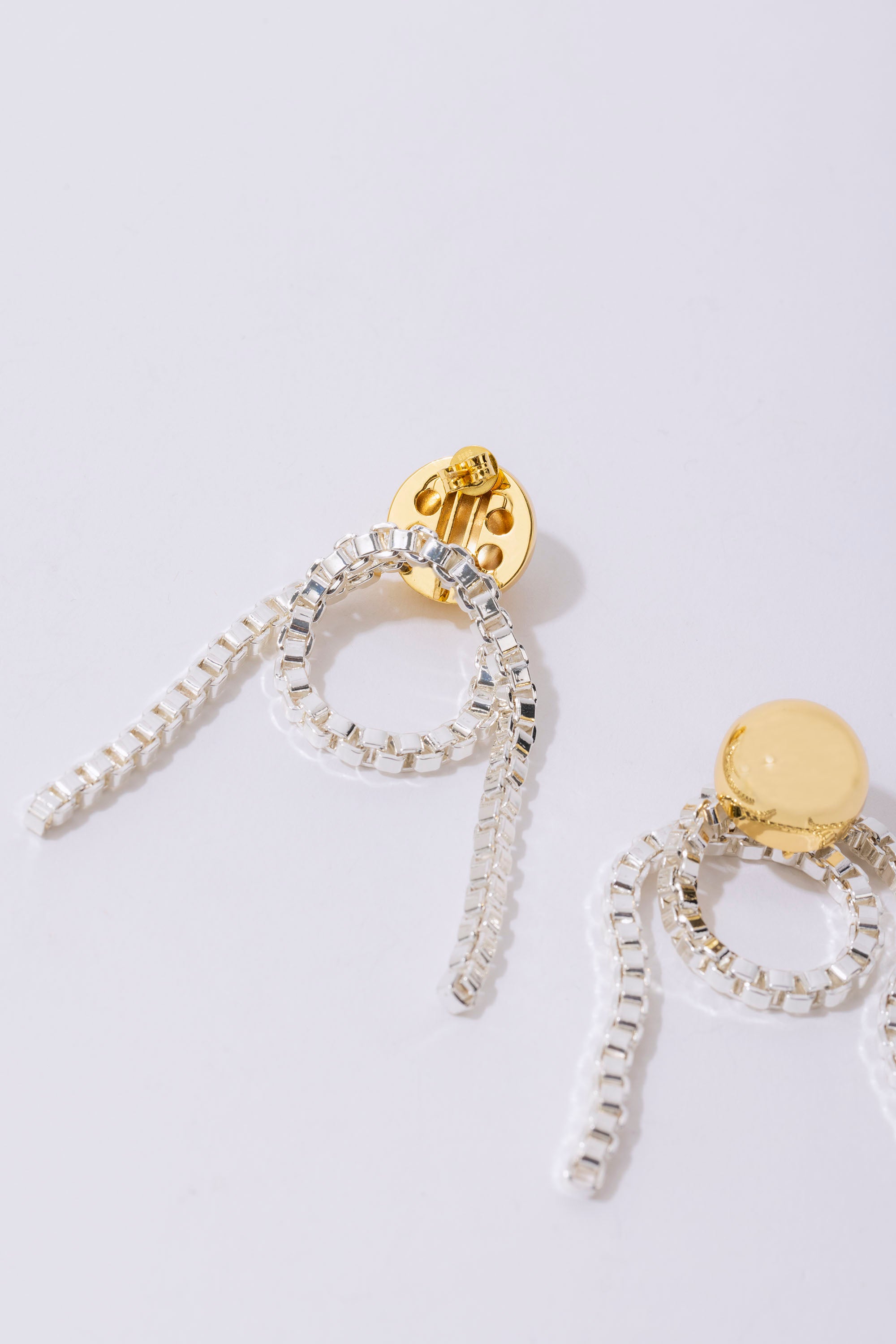 Chain Loop Earrings Gold/Silver