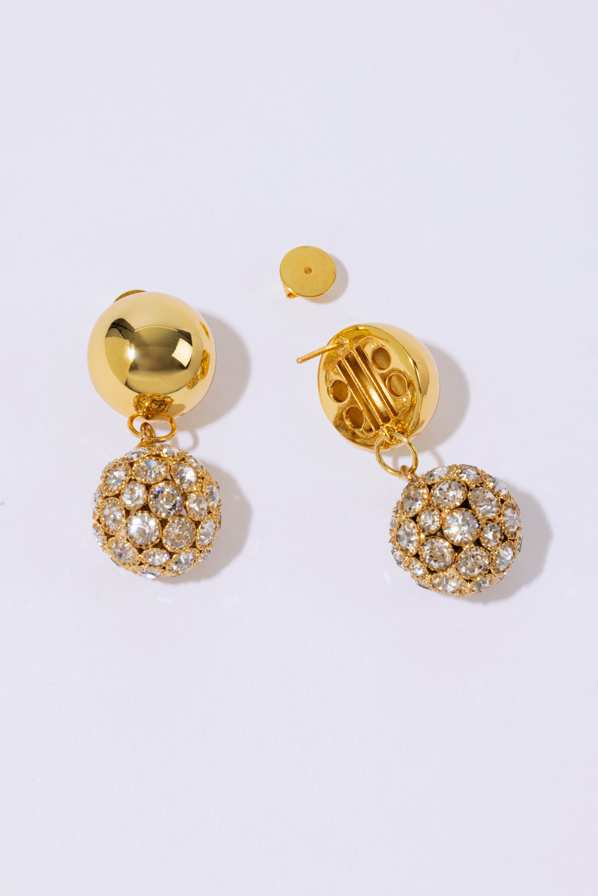 Crystal Sphere Studs