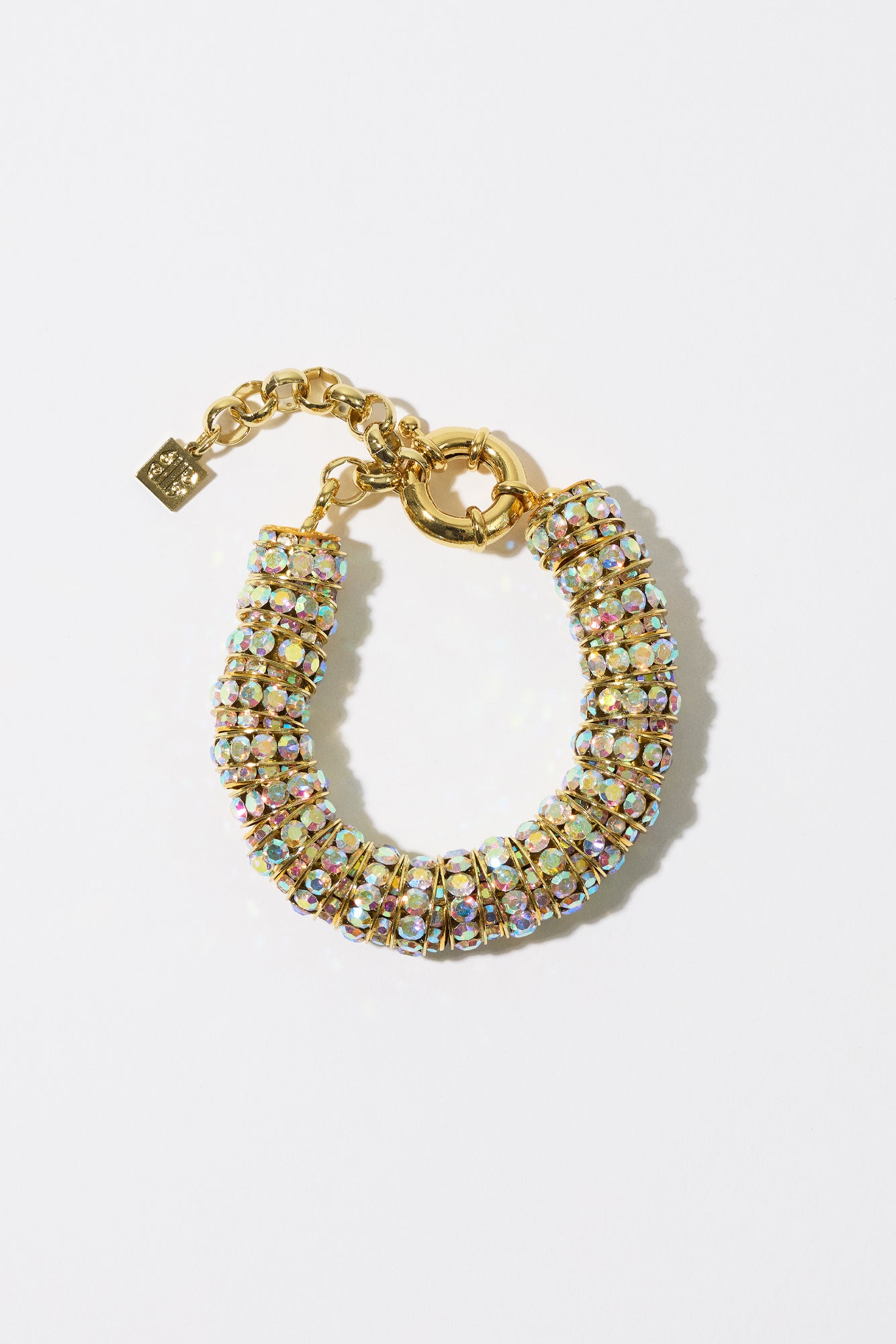 Fat Diamond Bracelet Gold