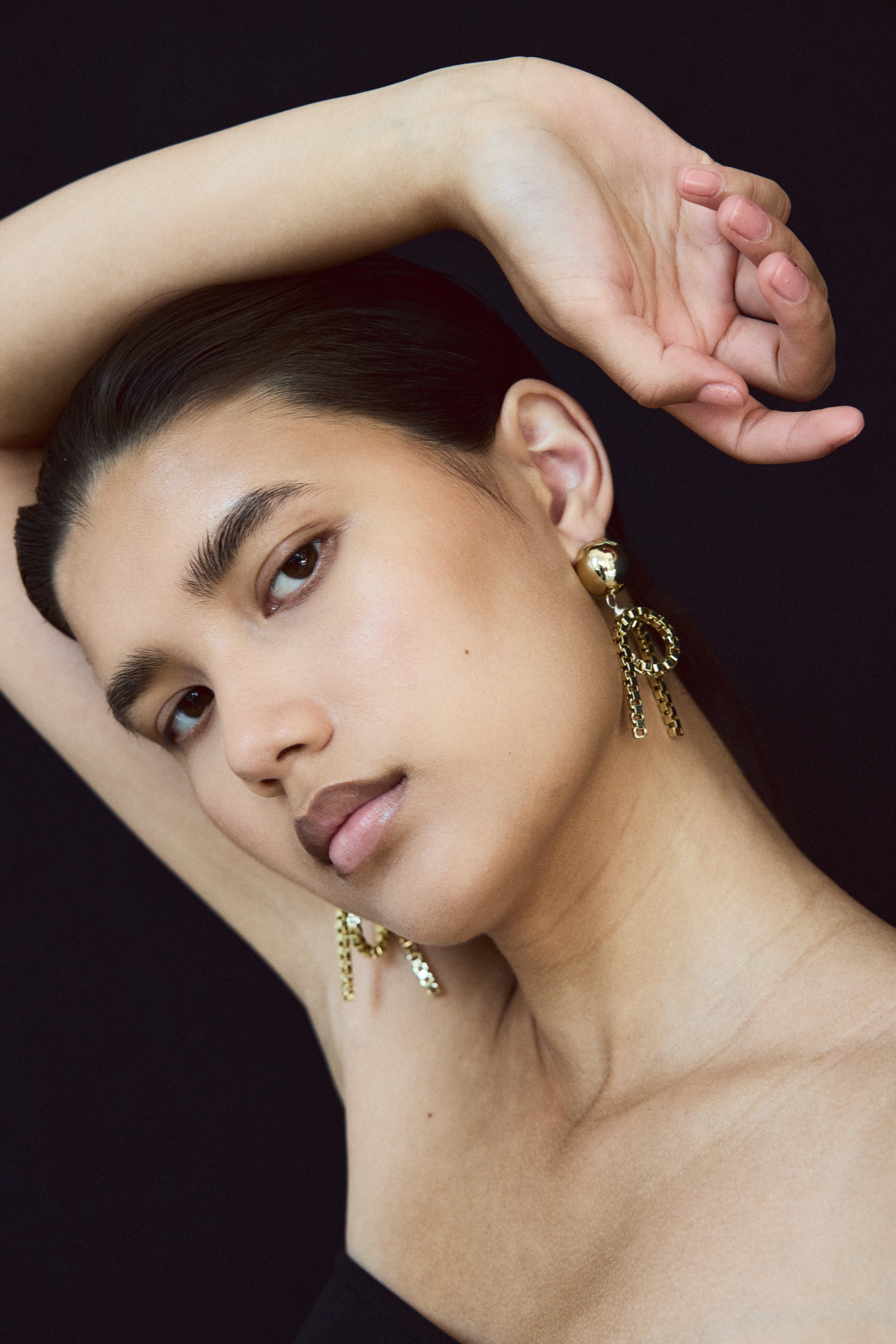 Chain Loop Earrings Gold/Silver