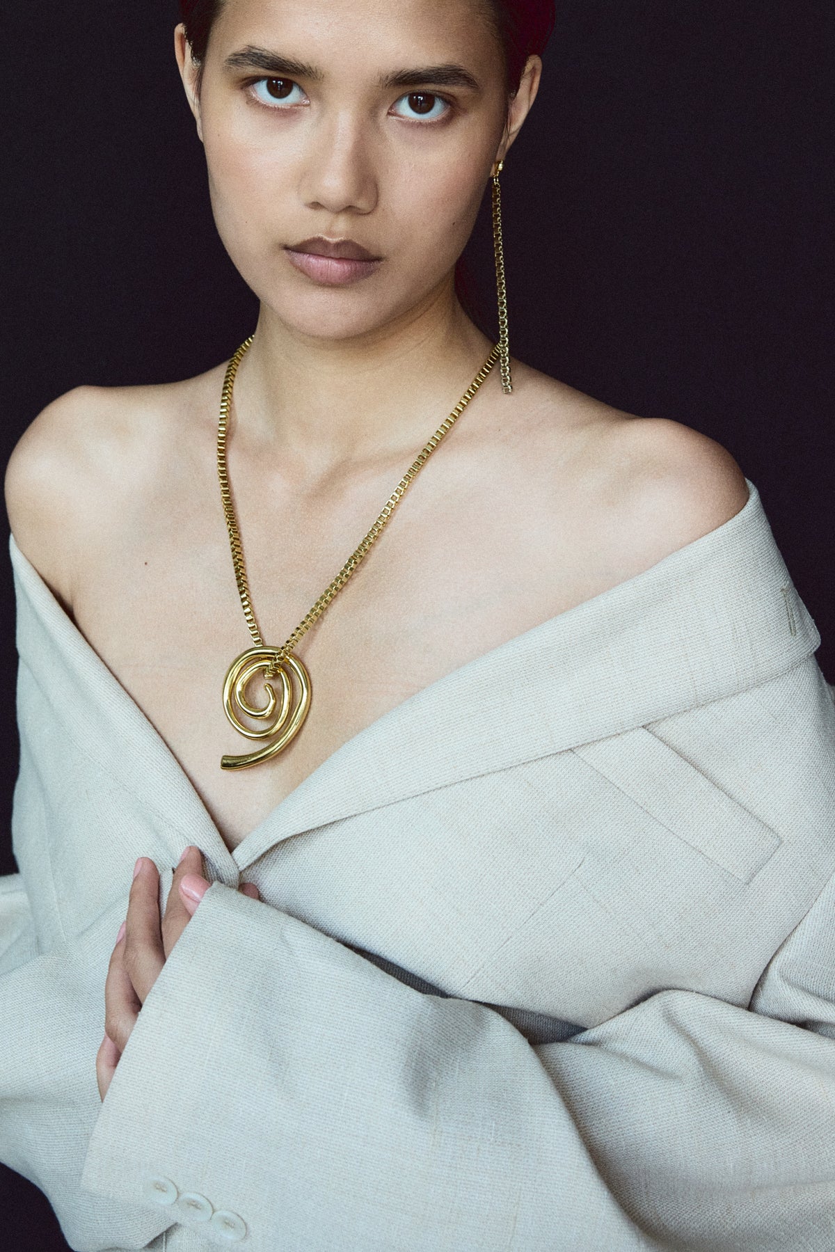 Dahlia Hoops Gold