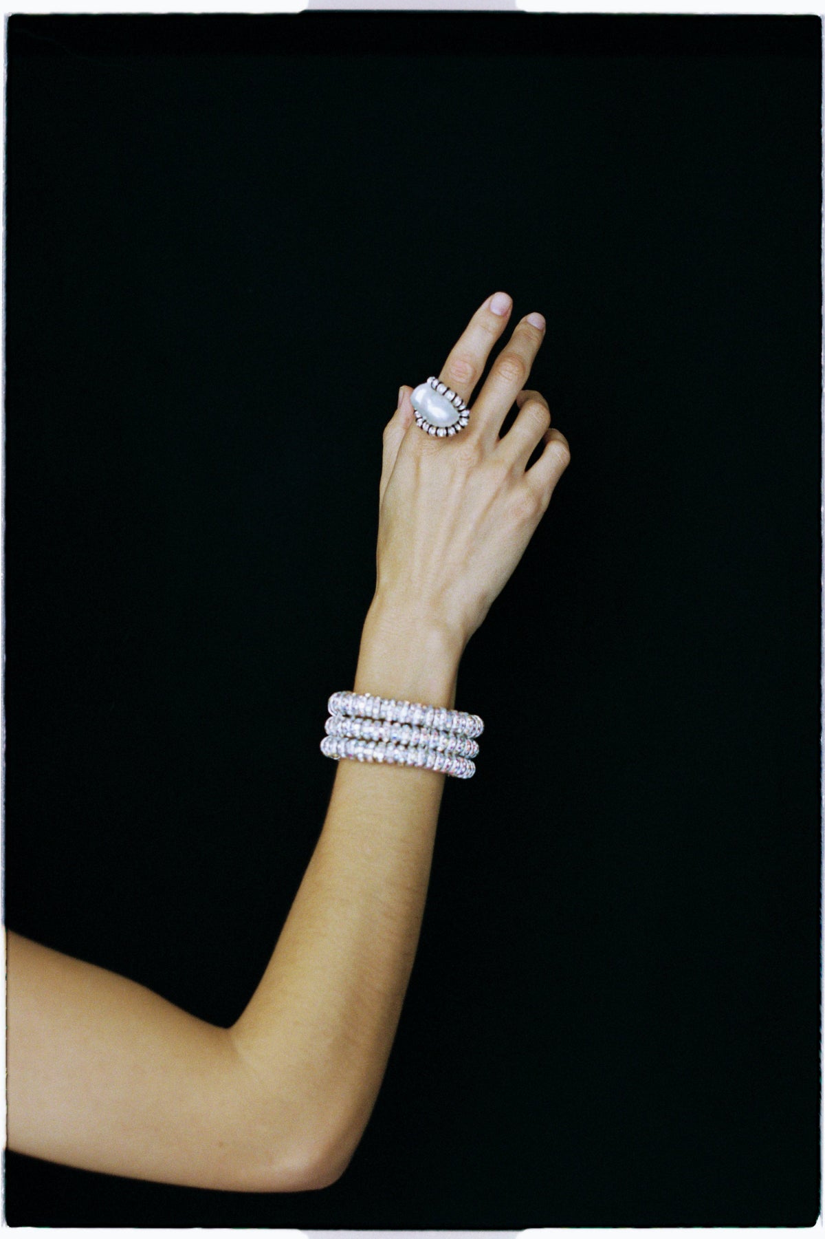 Baroque Diamond Ring Zebra