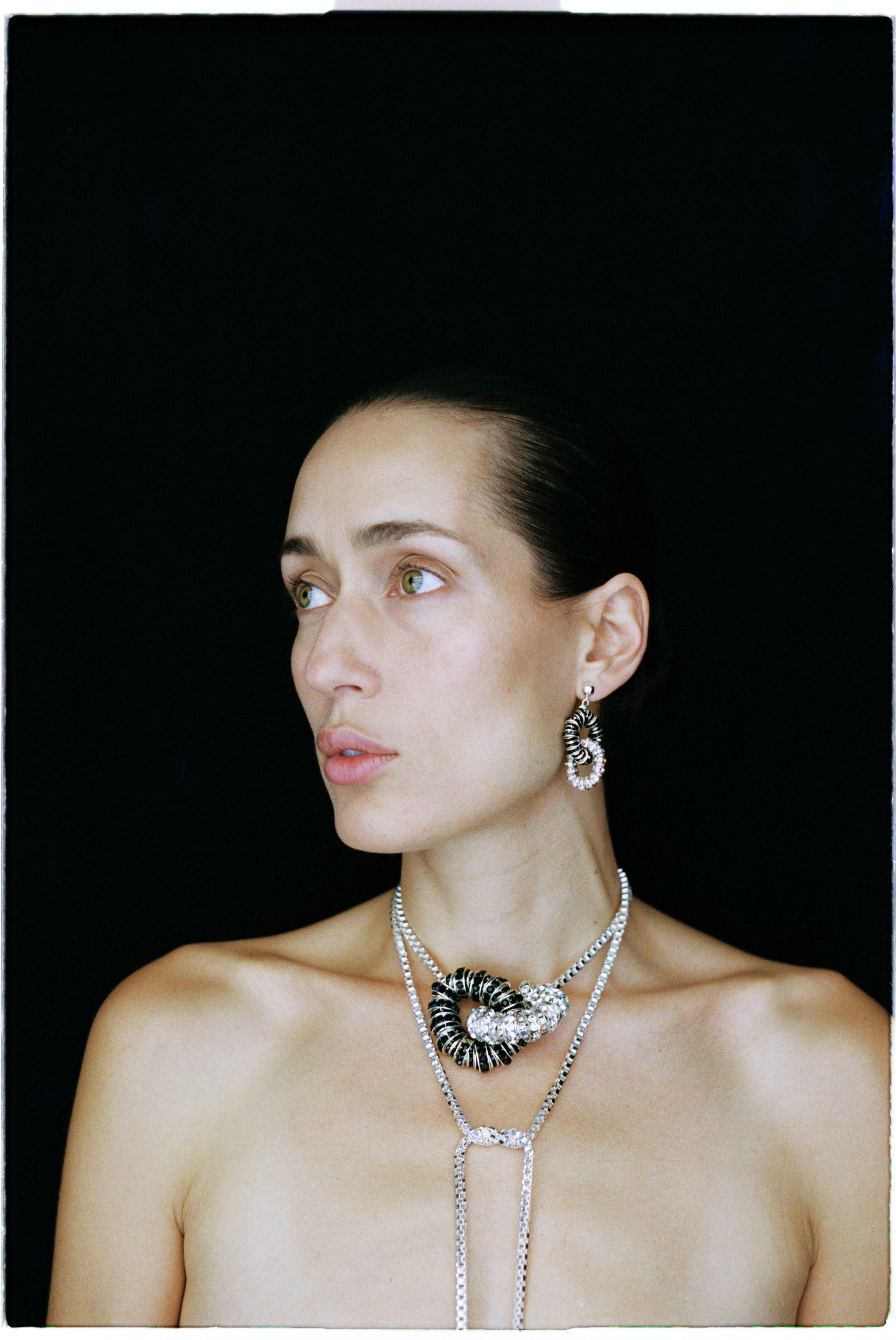 Knot Box Chain Tie Gold/Silver