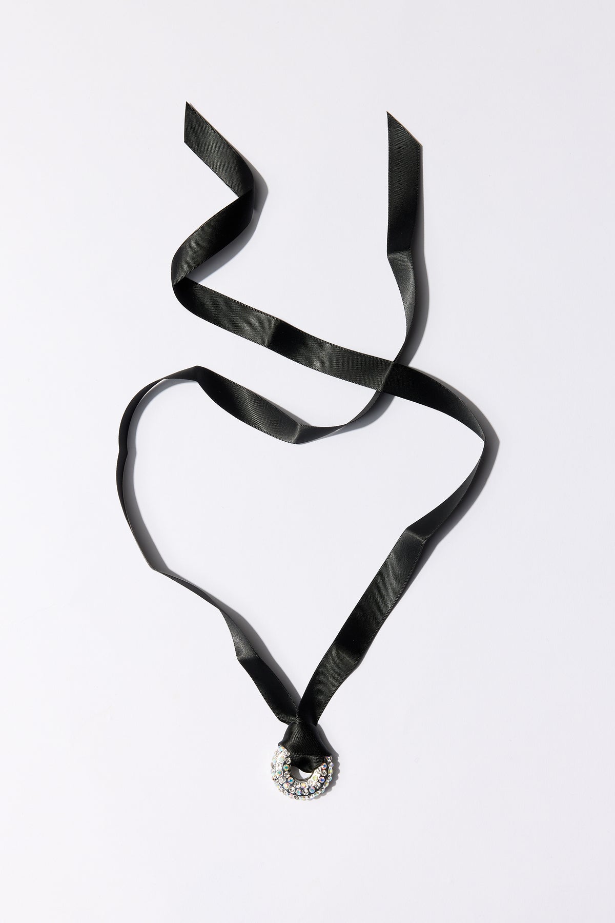 Diamond Eclipse Pendant Silver