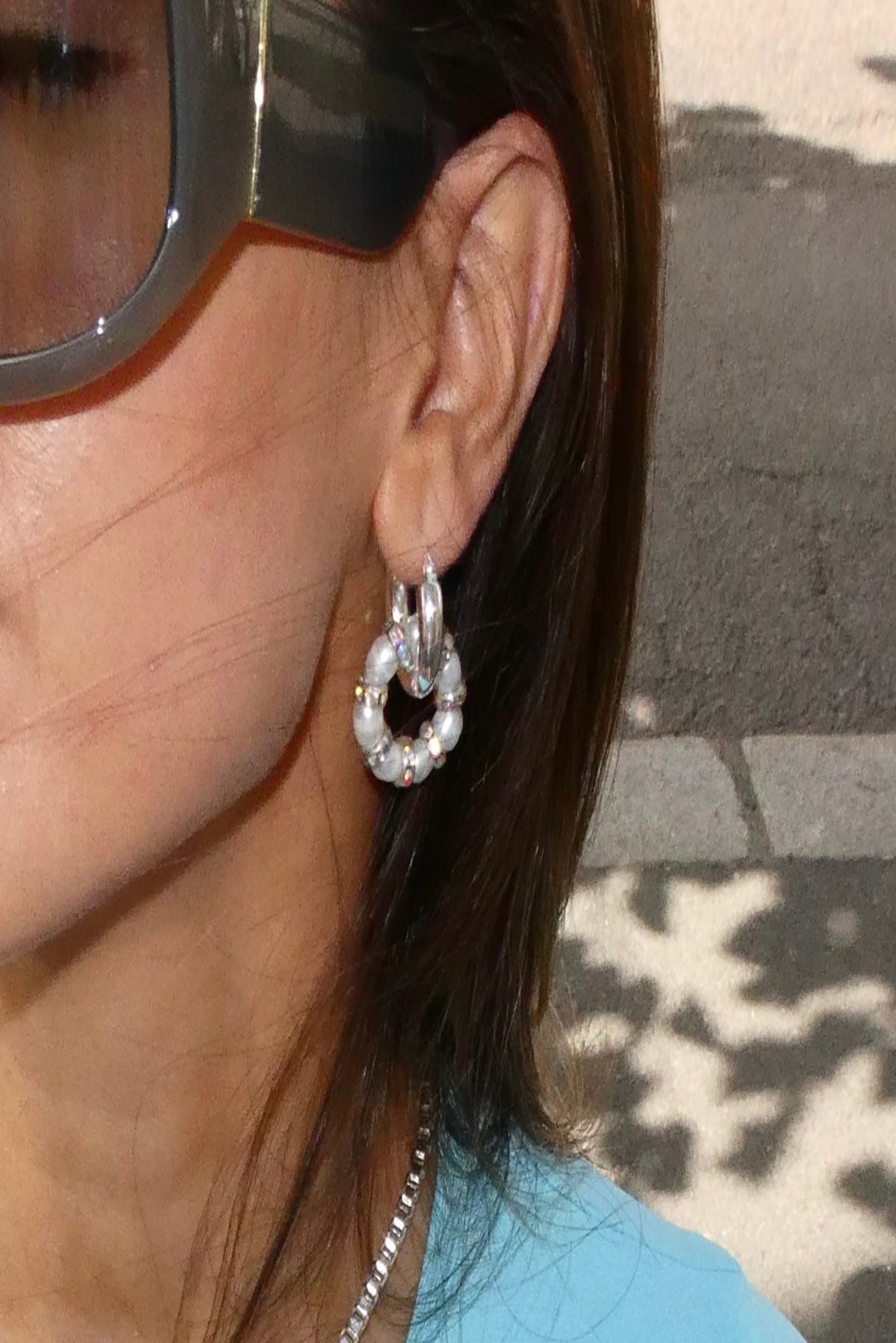 La Perla Créoles Silver