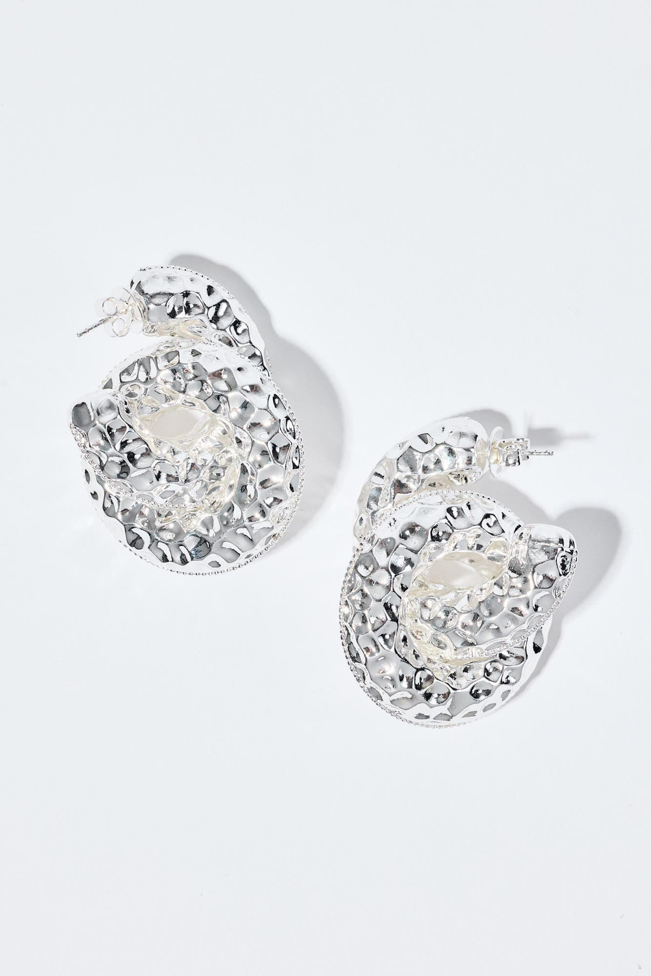 Sasha Hoops Silver
