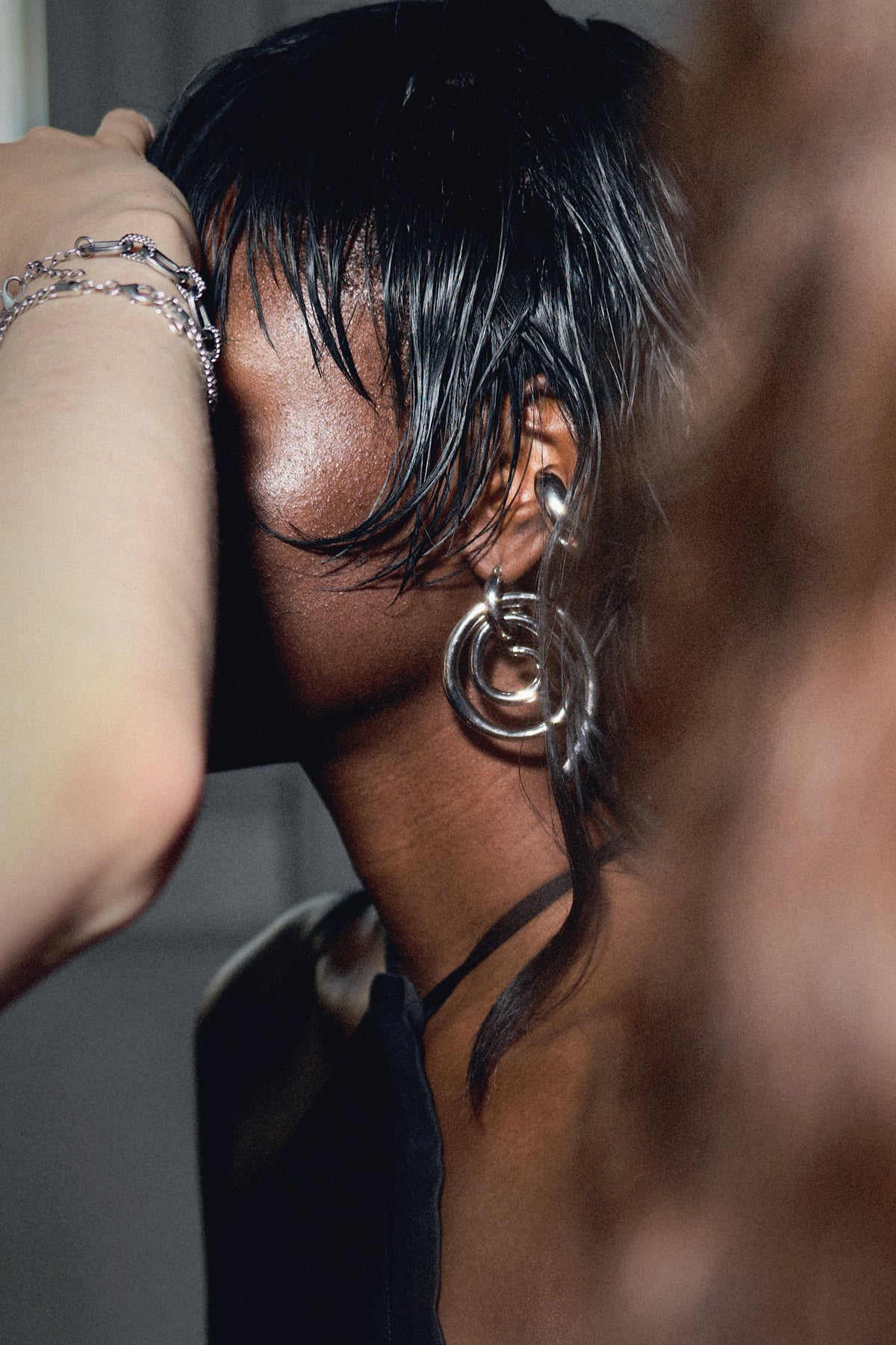 Dahlia Hoops Silver