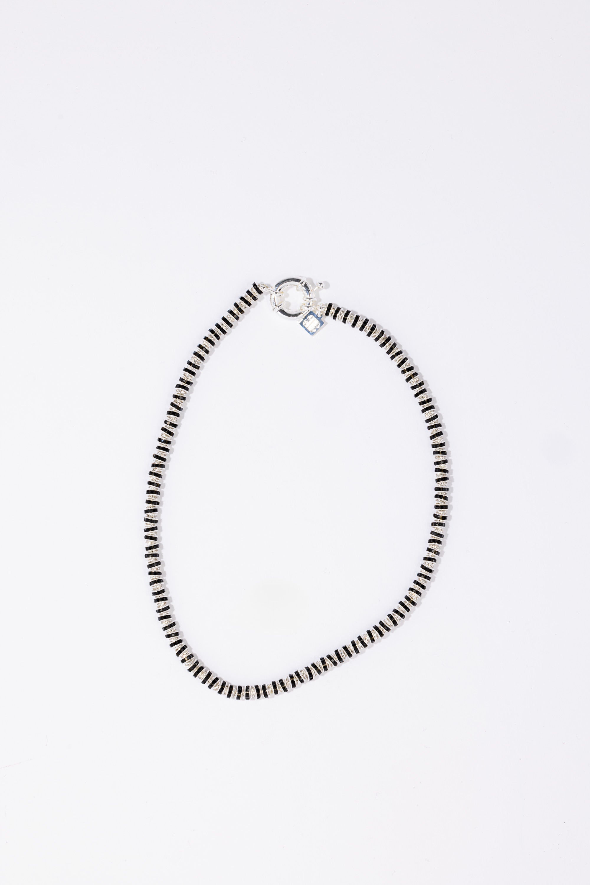 Skinny Diamond Necklace Zebra
