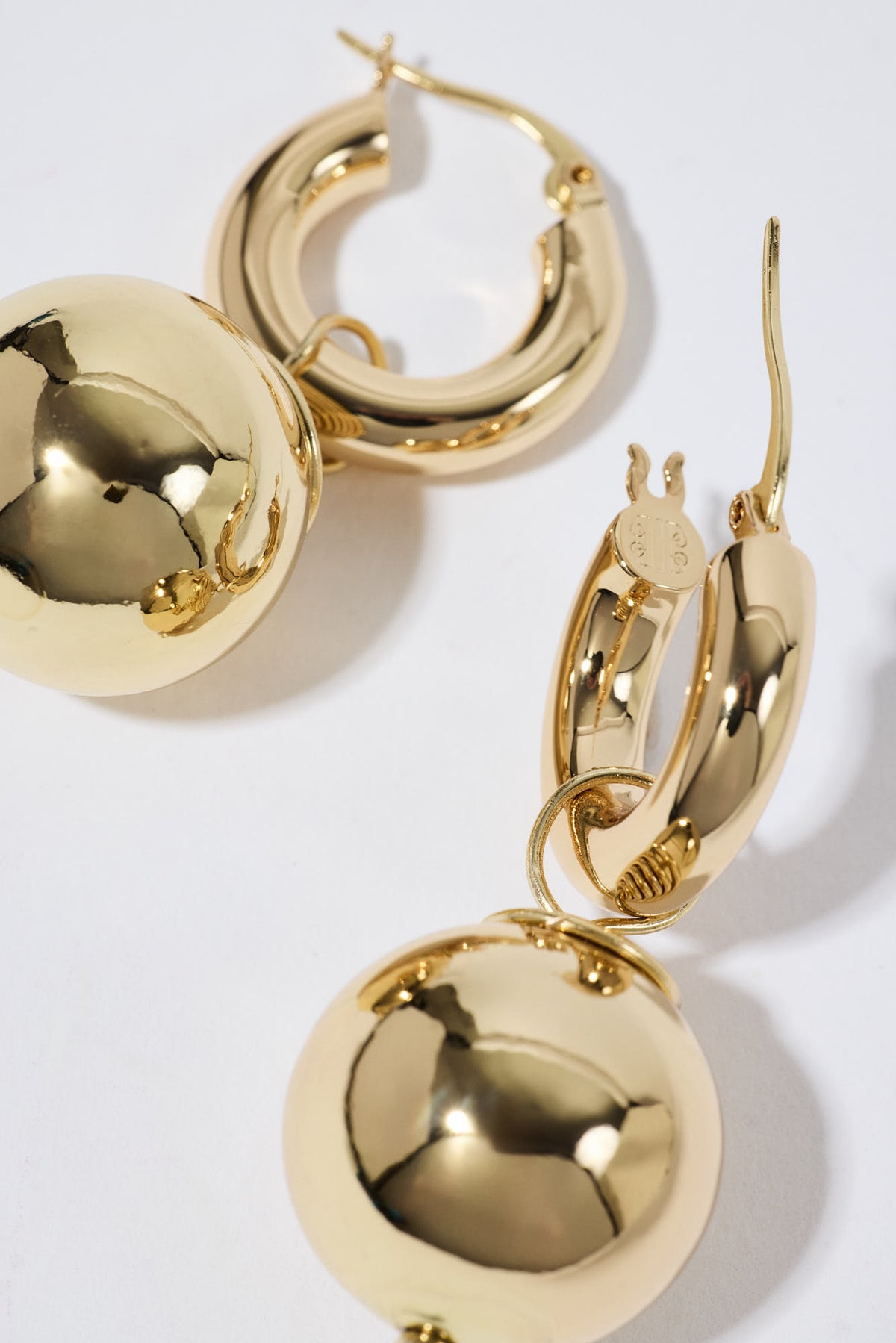 Sphere Hoops Gold
