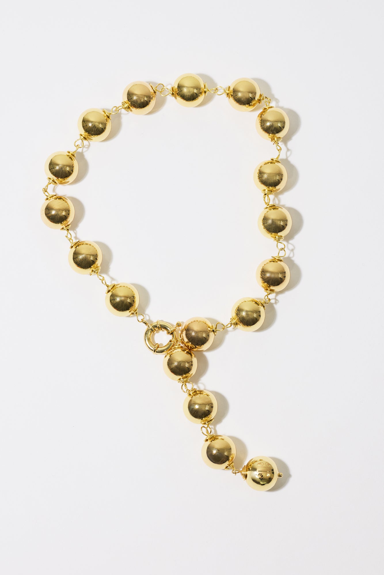 Sphere Necklace Gold