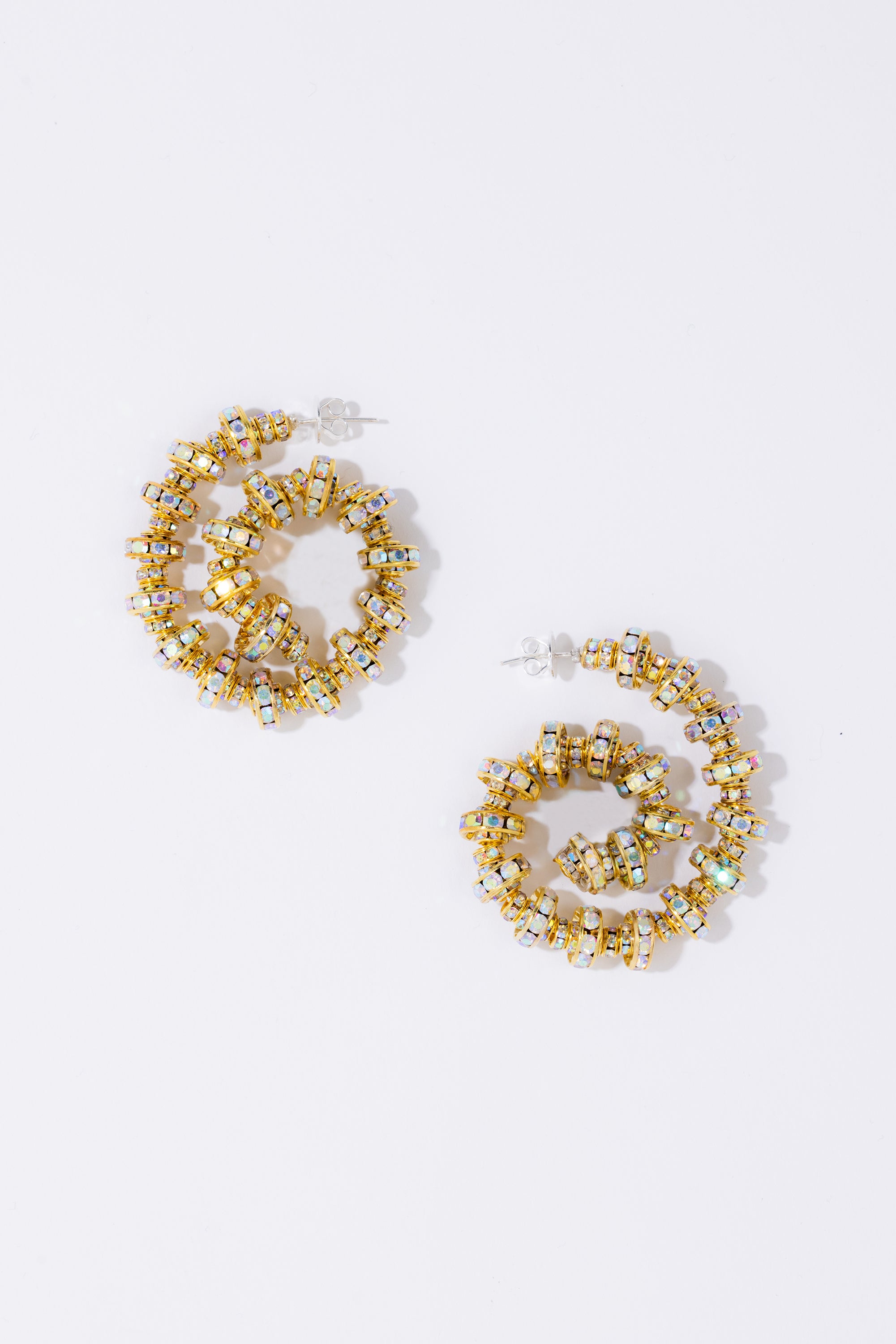 Spiral Hoops Gold