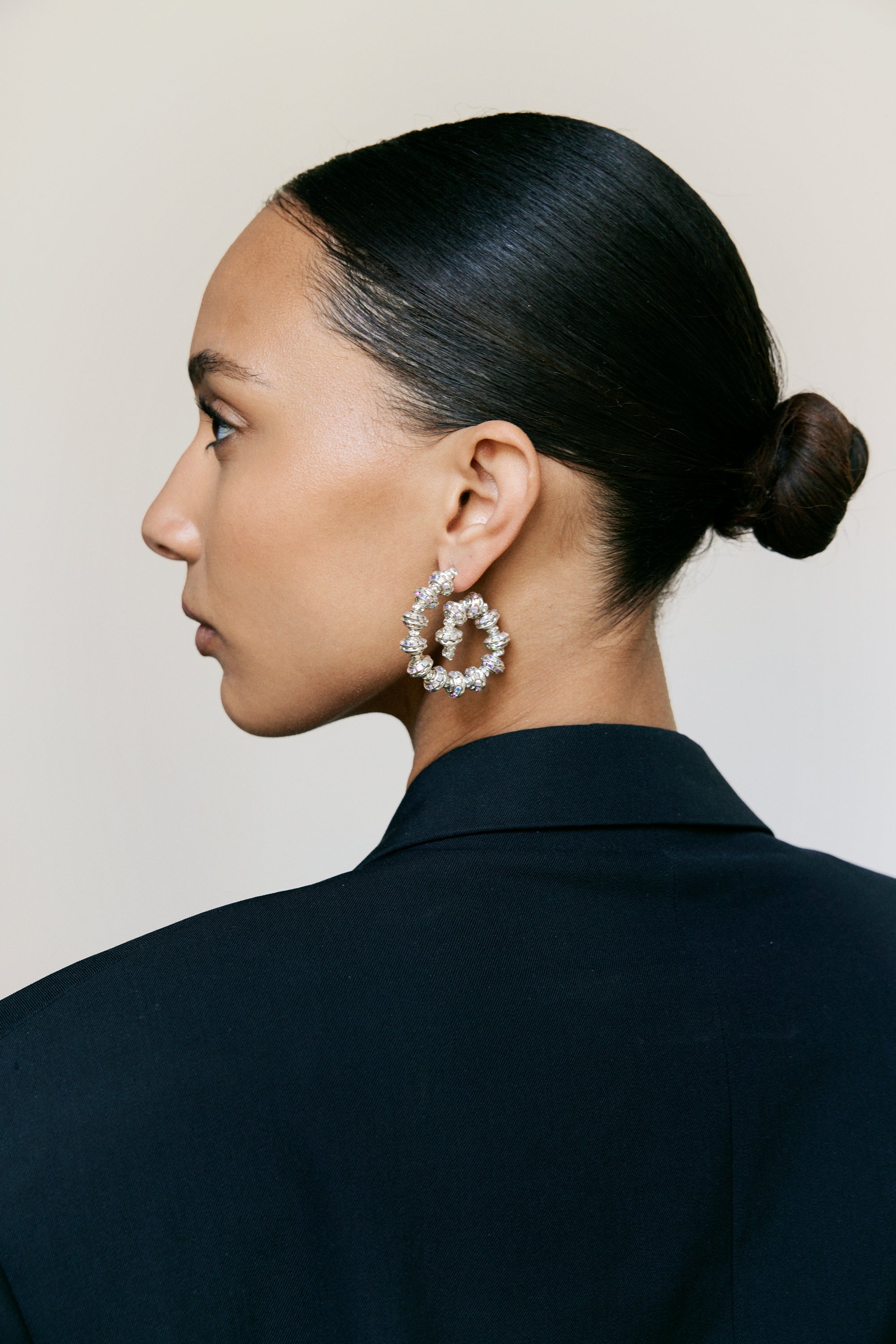 Spiral Hoops Silver