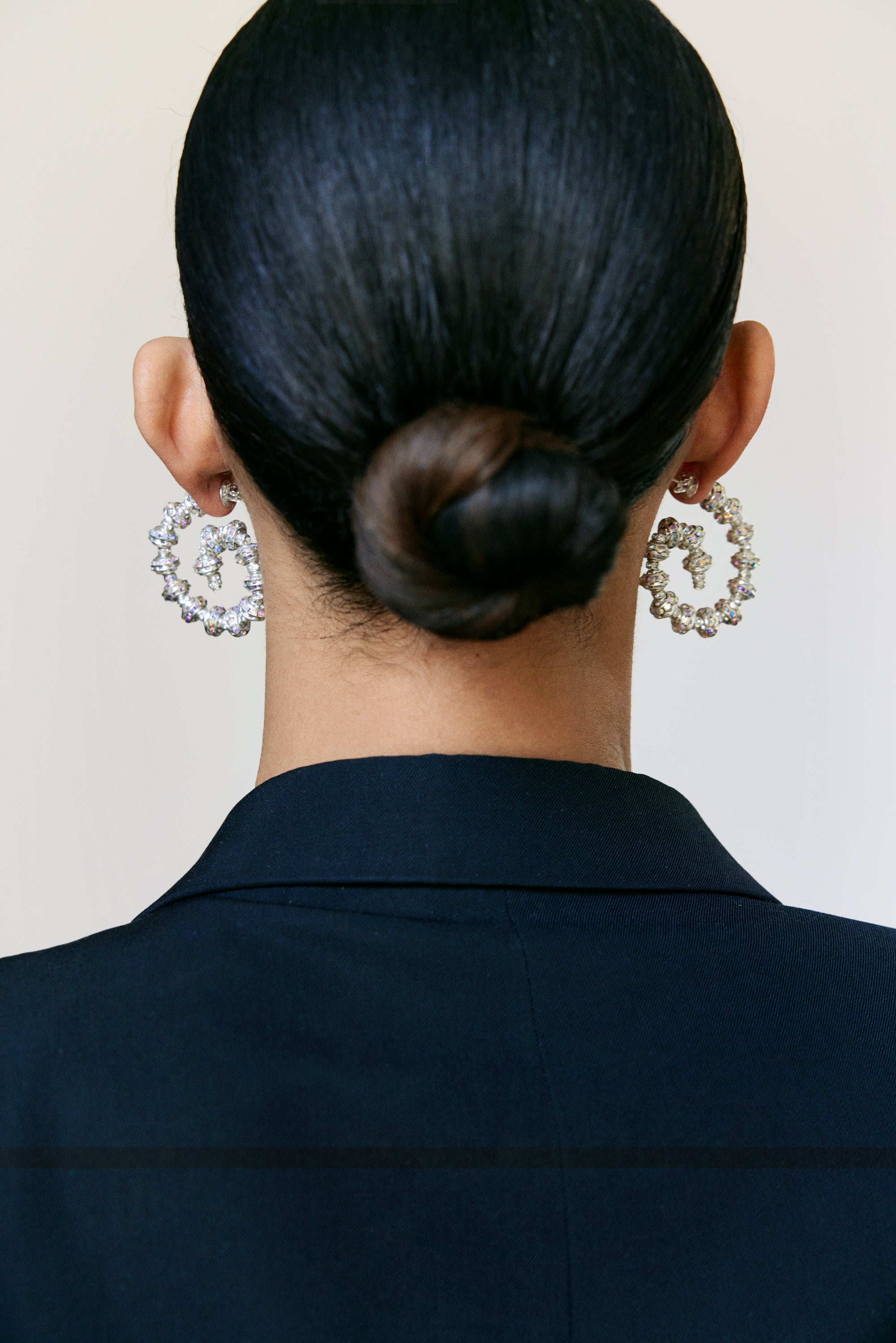 Spiral Hoops Silver