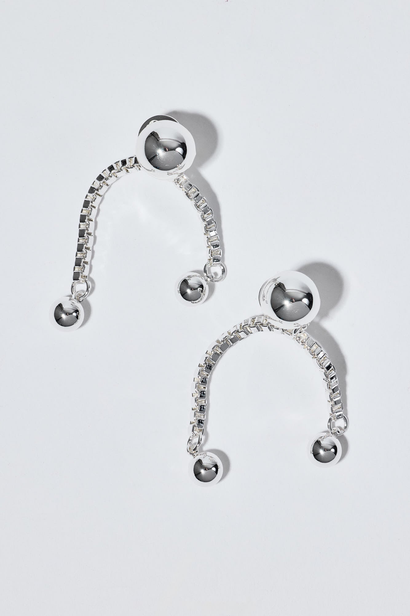 Tiny Solar Studs Silver
