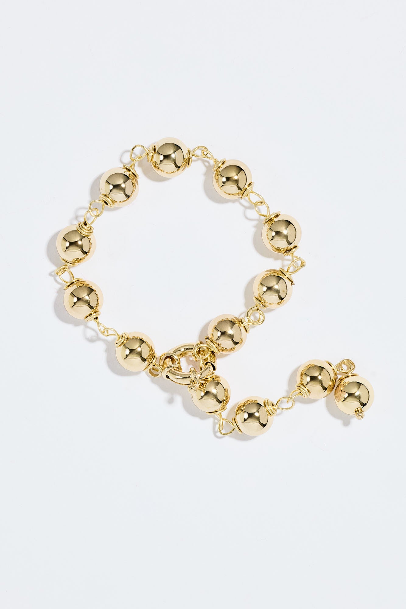 Tiny Sphere Bracelet Gold