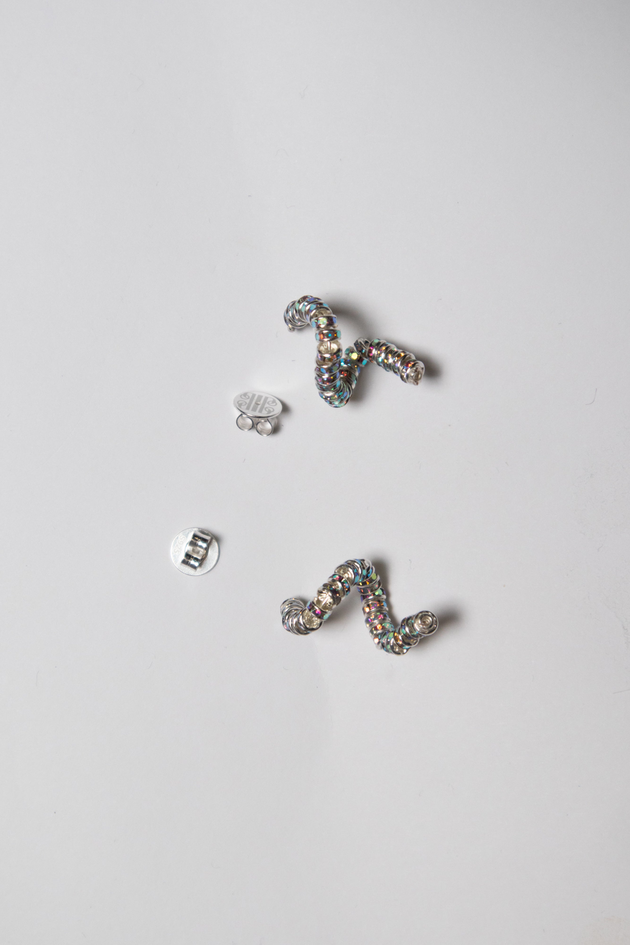 Baby Viper Studs Silver