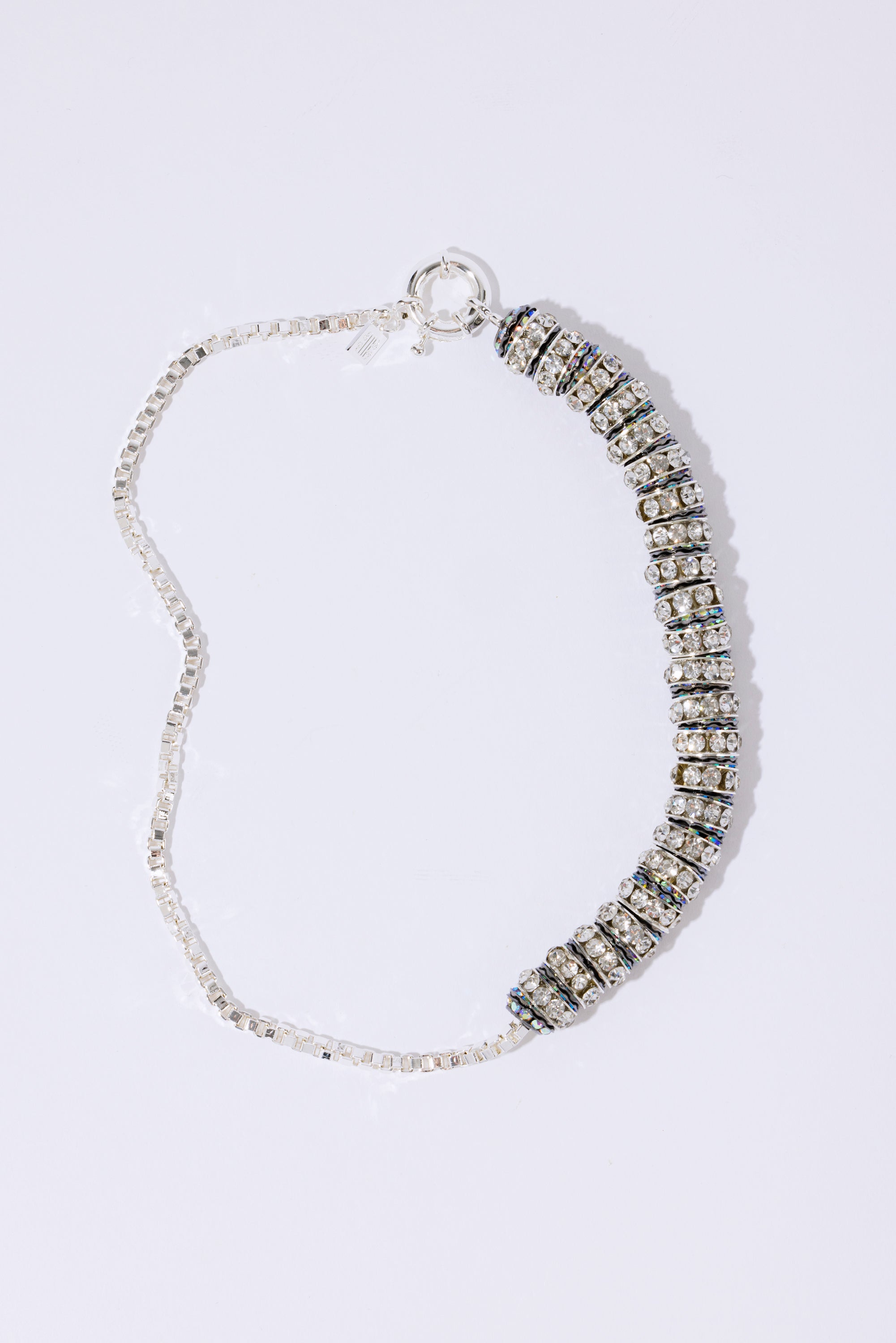 Diamond Box Chain Necklace