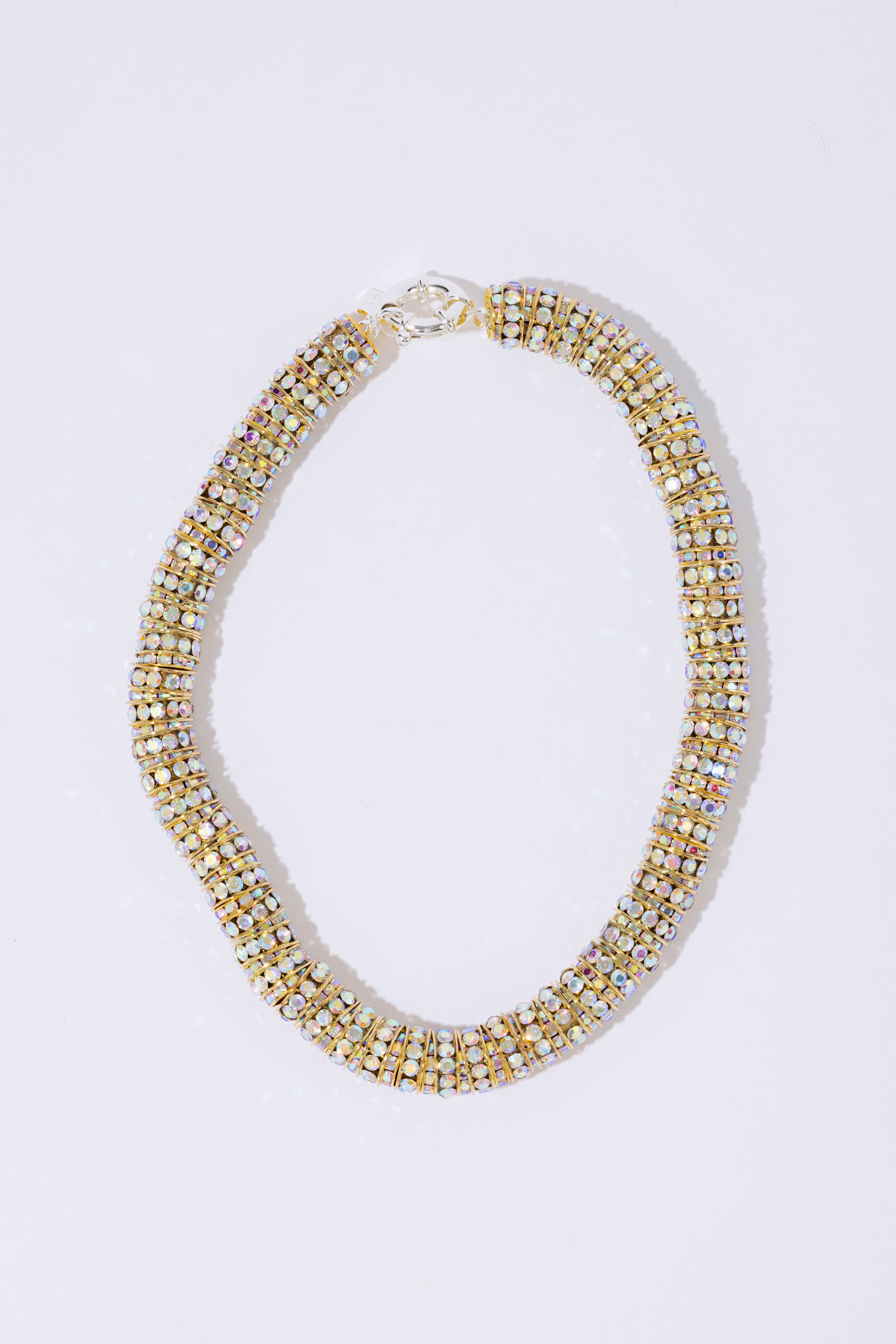 Fat Diamond Necklace Gold