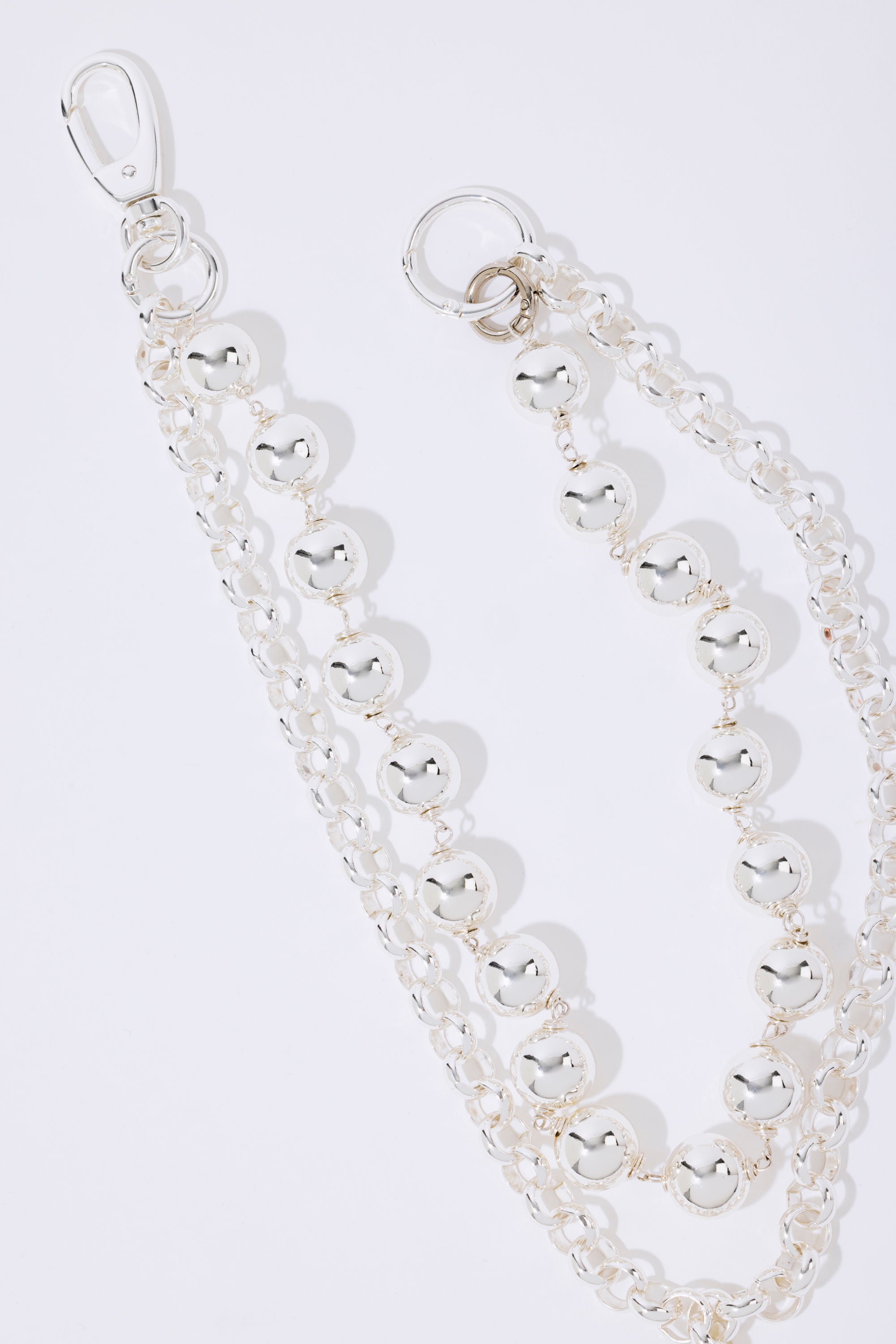 Silver Sphere Wallet Chain