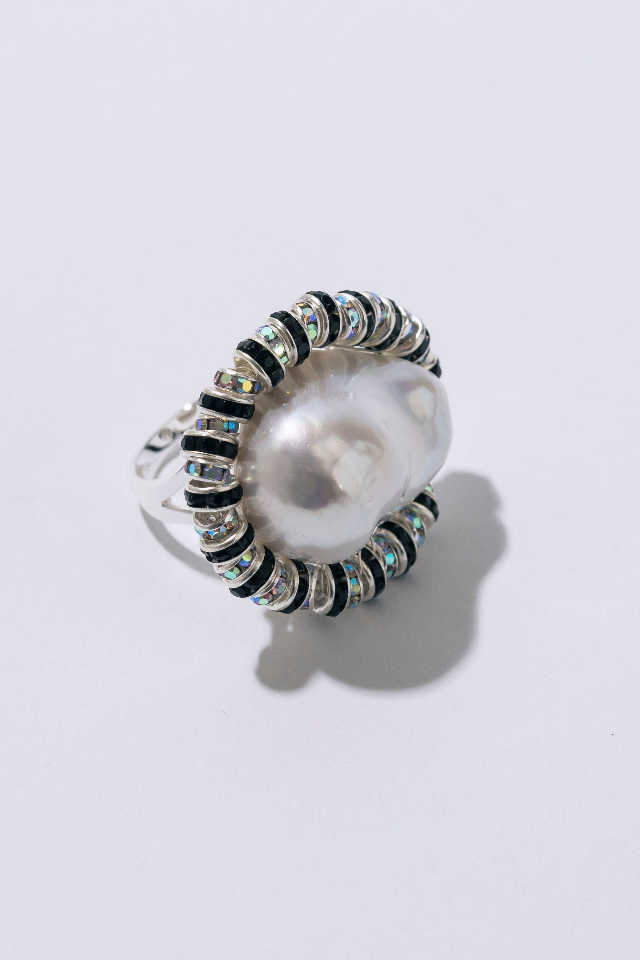 Baroque Diamond Ring Zebra