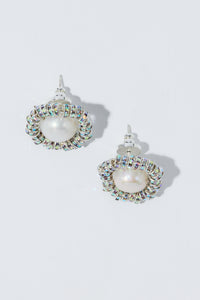 Baby Perla Studs Silver
