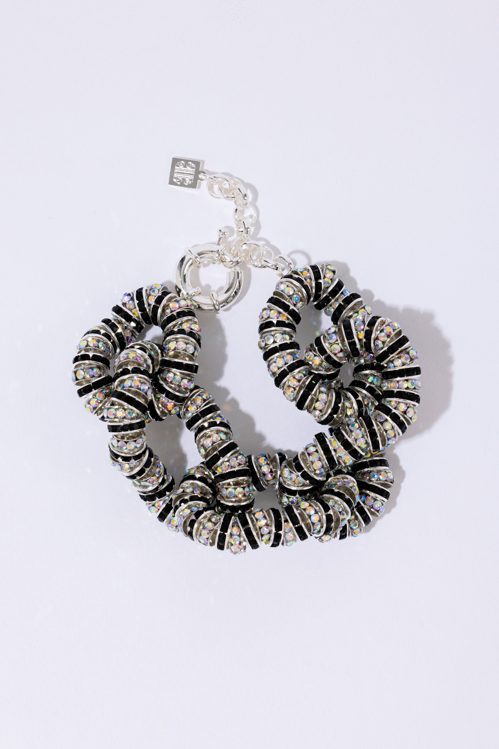 Diamond Tire Bracelet Zebra