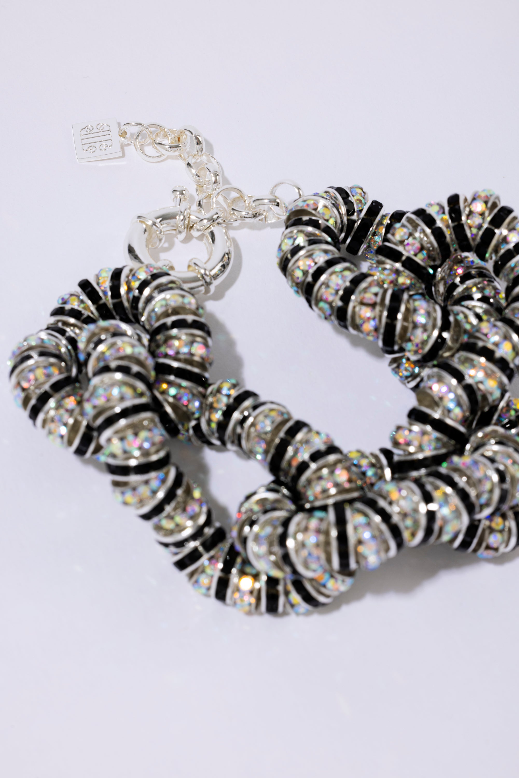 Diamond Tire Bracelet Zebra