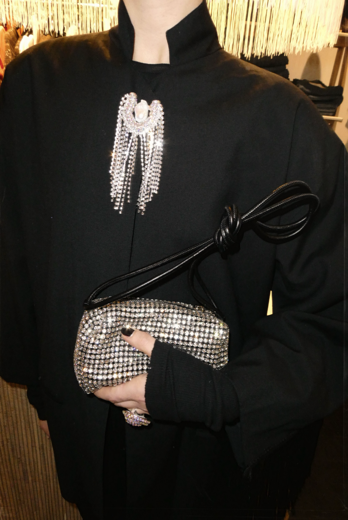 Eclipse Diamond Bag Silver
