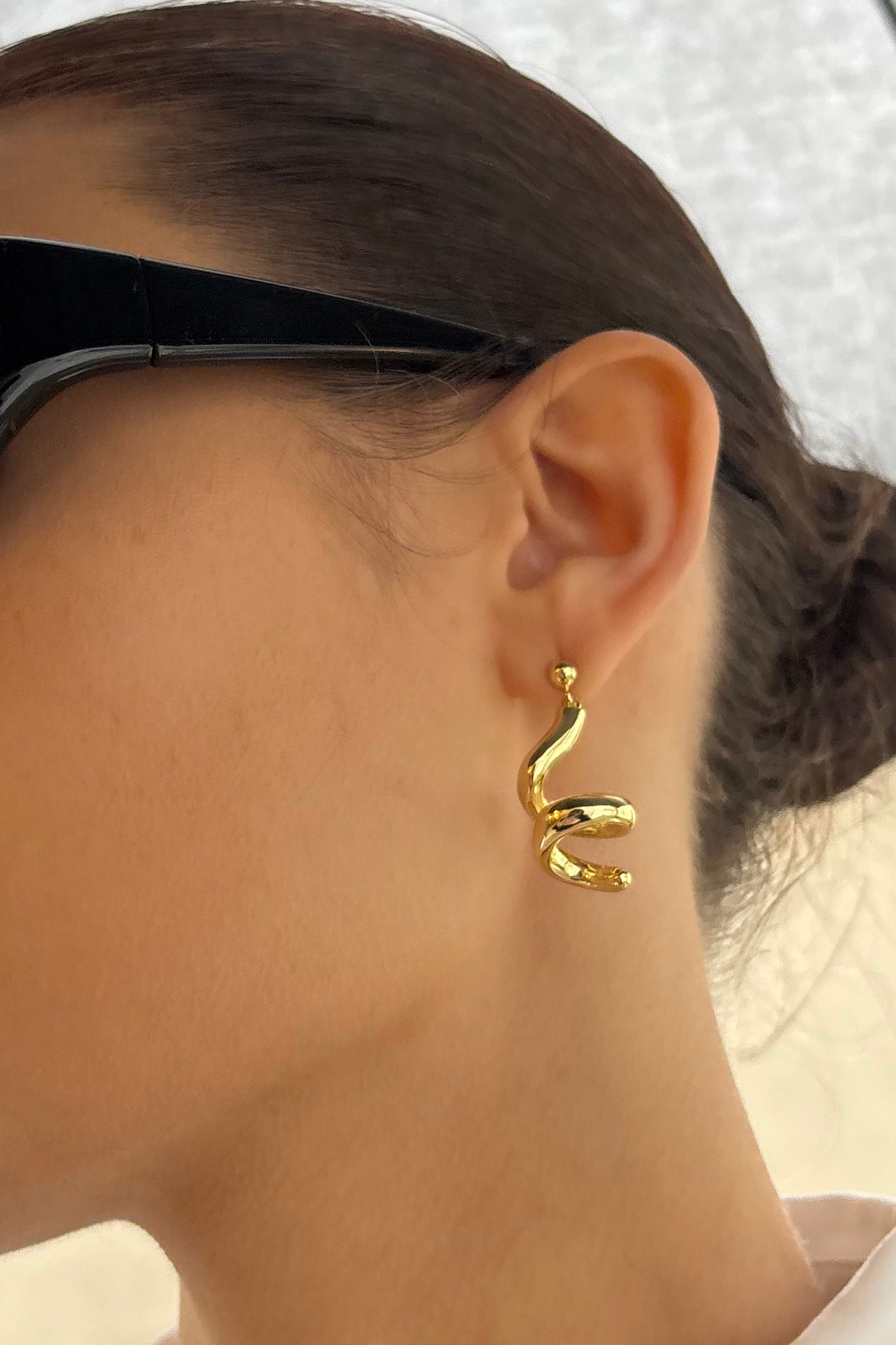 Petite Willow Earrings Gold