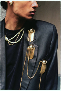 Medusa Brooch Gold