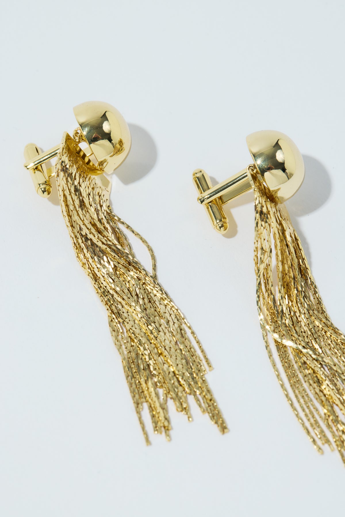 Medusa Cuff Links Gold