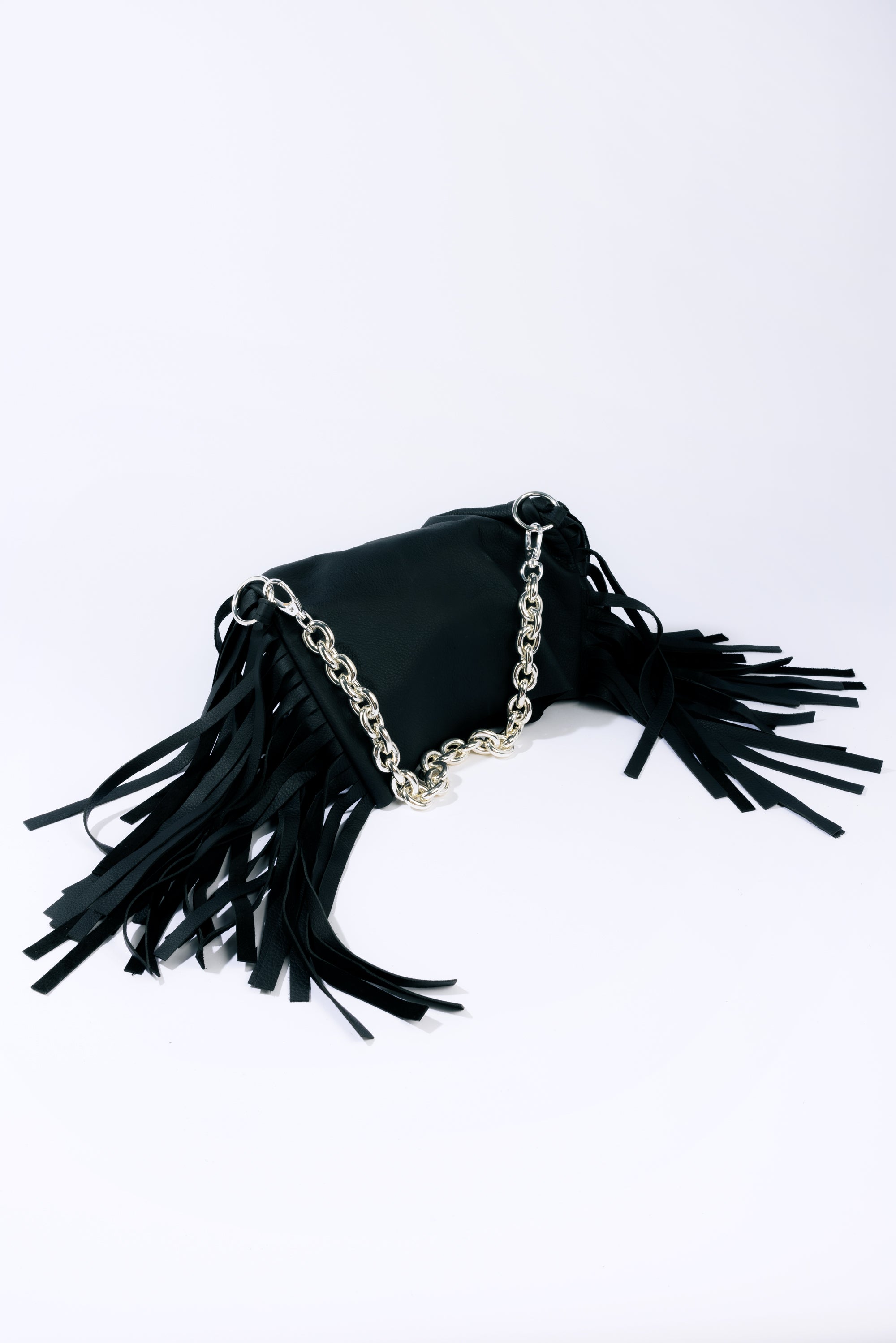 Dawn Leather Fringe Bag