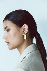 Tiny Medusa Studs Silver