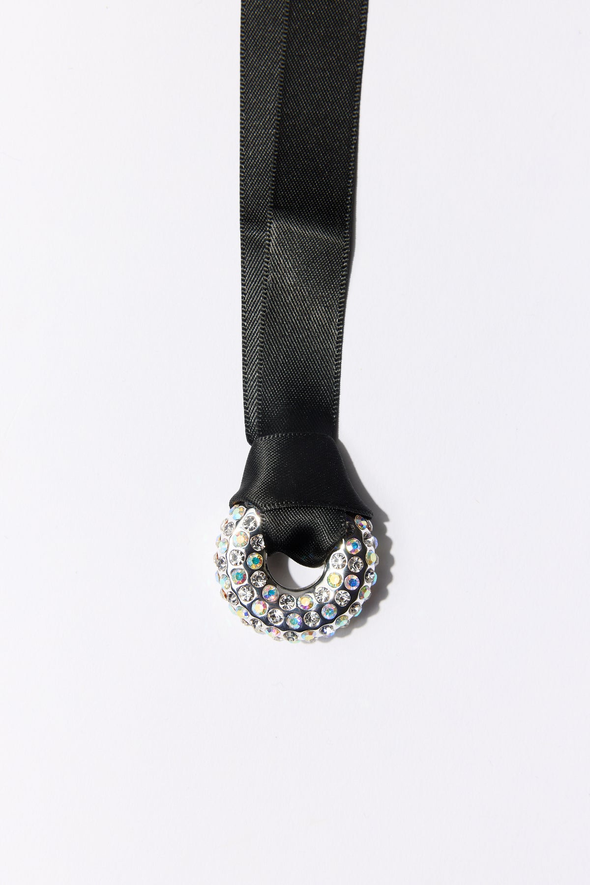 Diamond Eclipse Pendant Silver