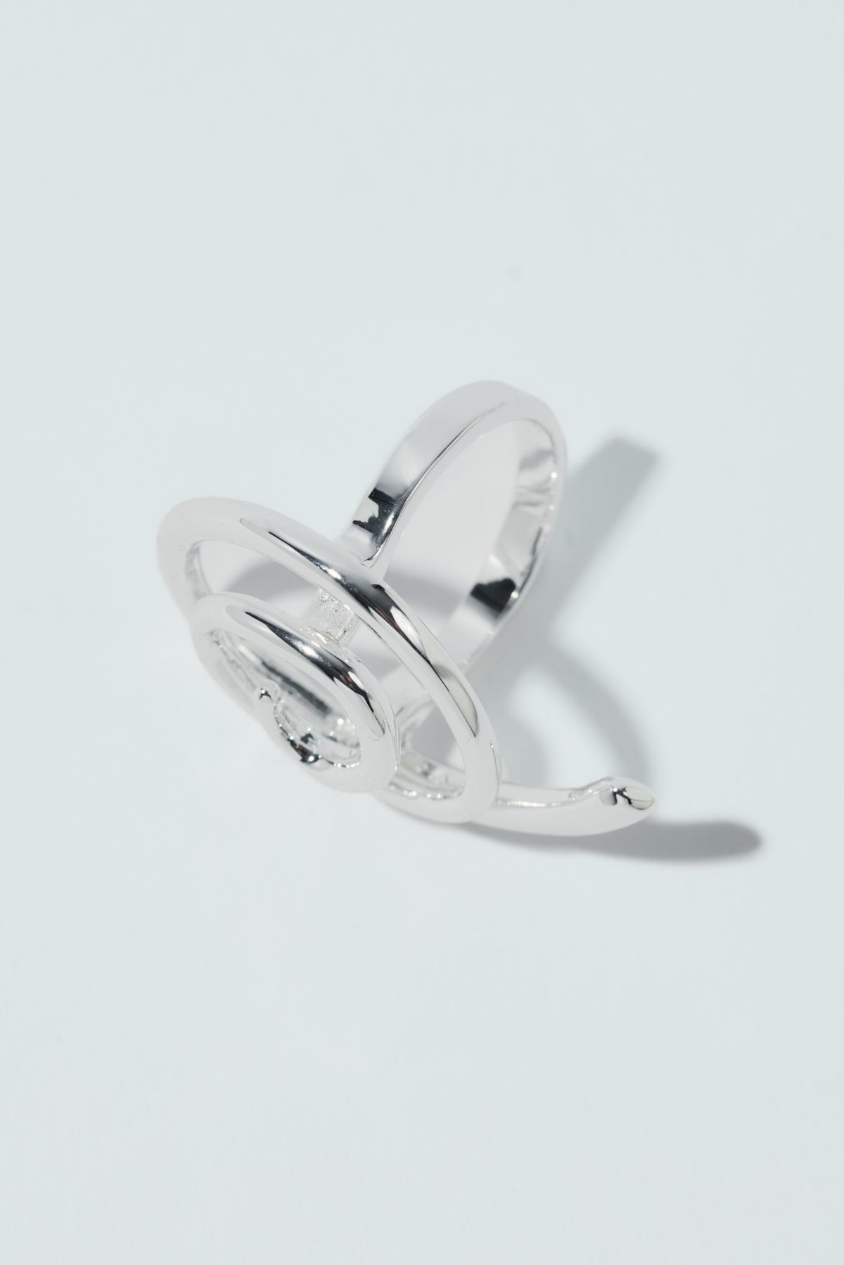 Petite Dahlia Ring Silver