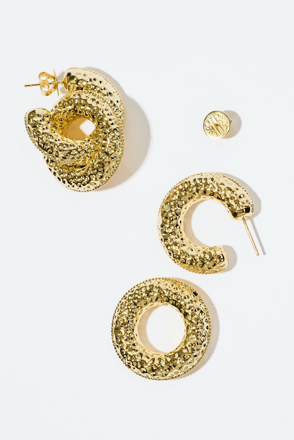 Petite Sasha Hoops Gold