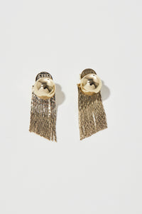 Tiny Medusa Studs Gold