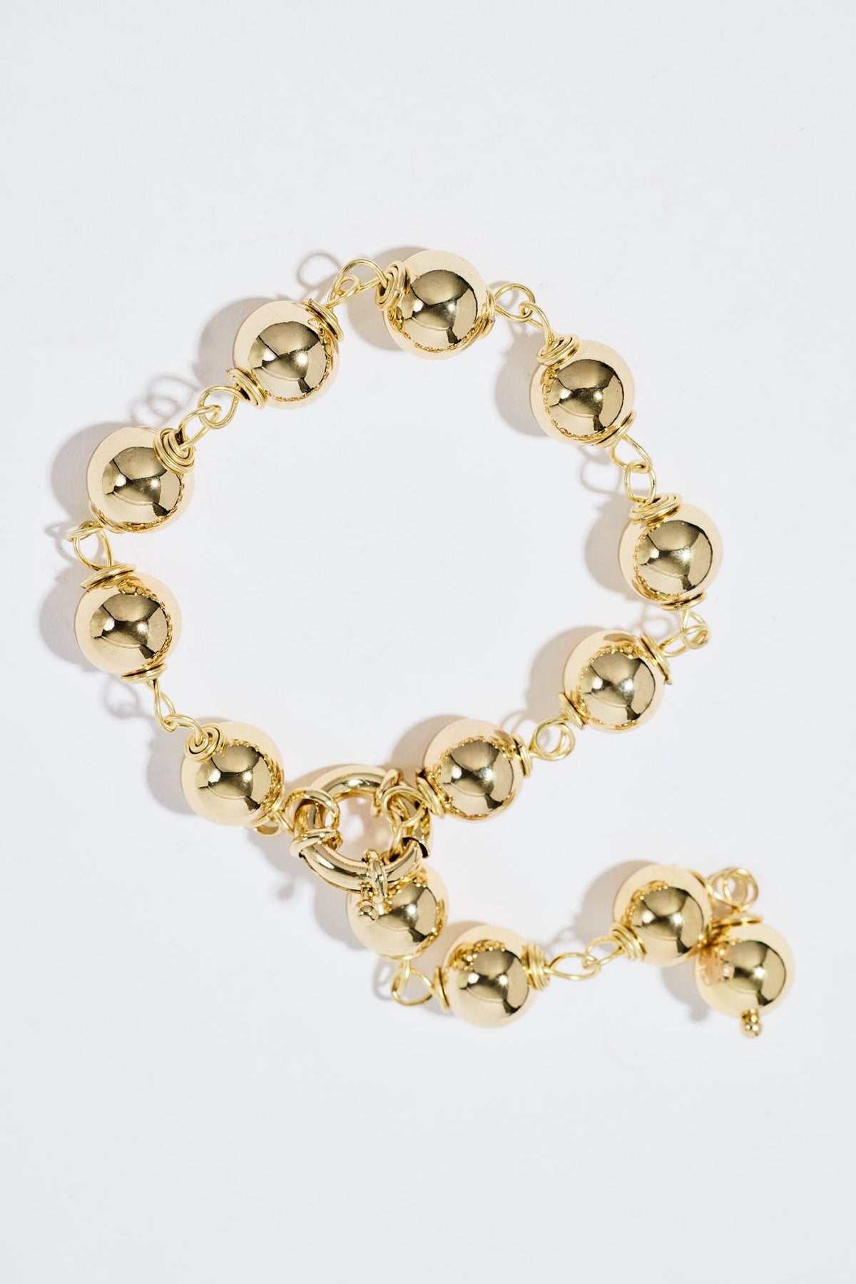 Tiny Sphere Bracelet Gold