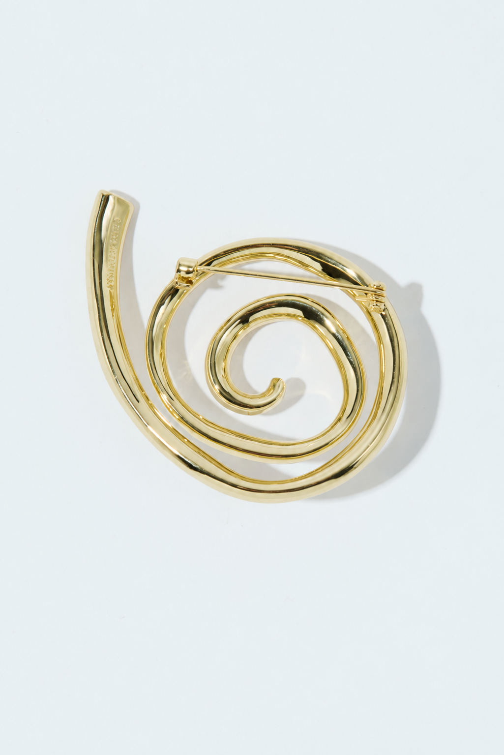 Diamond Dahlia Brooch Gold