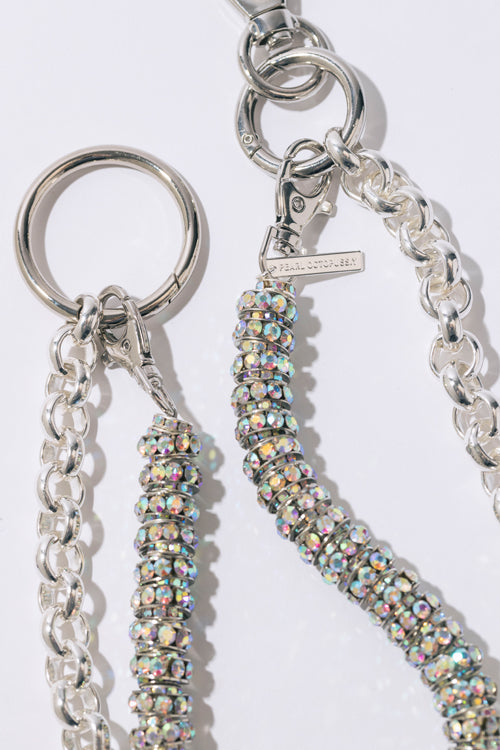 Paris Chained Brooch Zebra